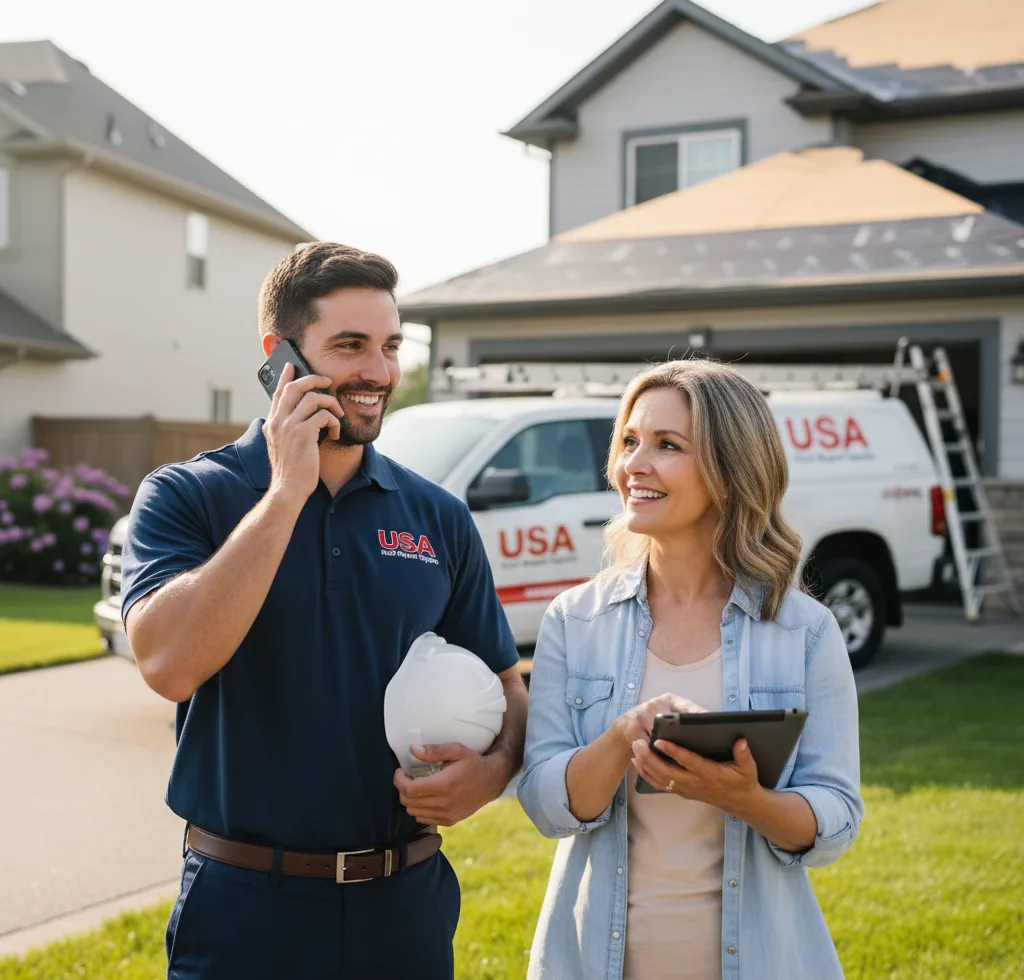 USA Roof Repair Experts customer support in Nettleton